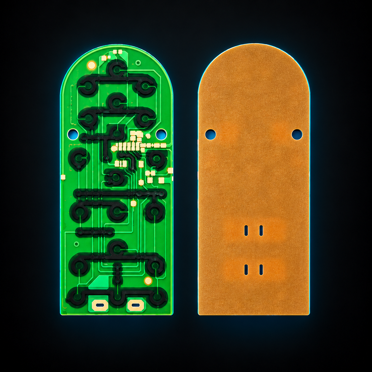 Paper-based Remote Control Circuit Board