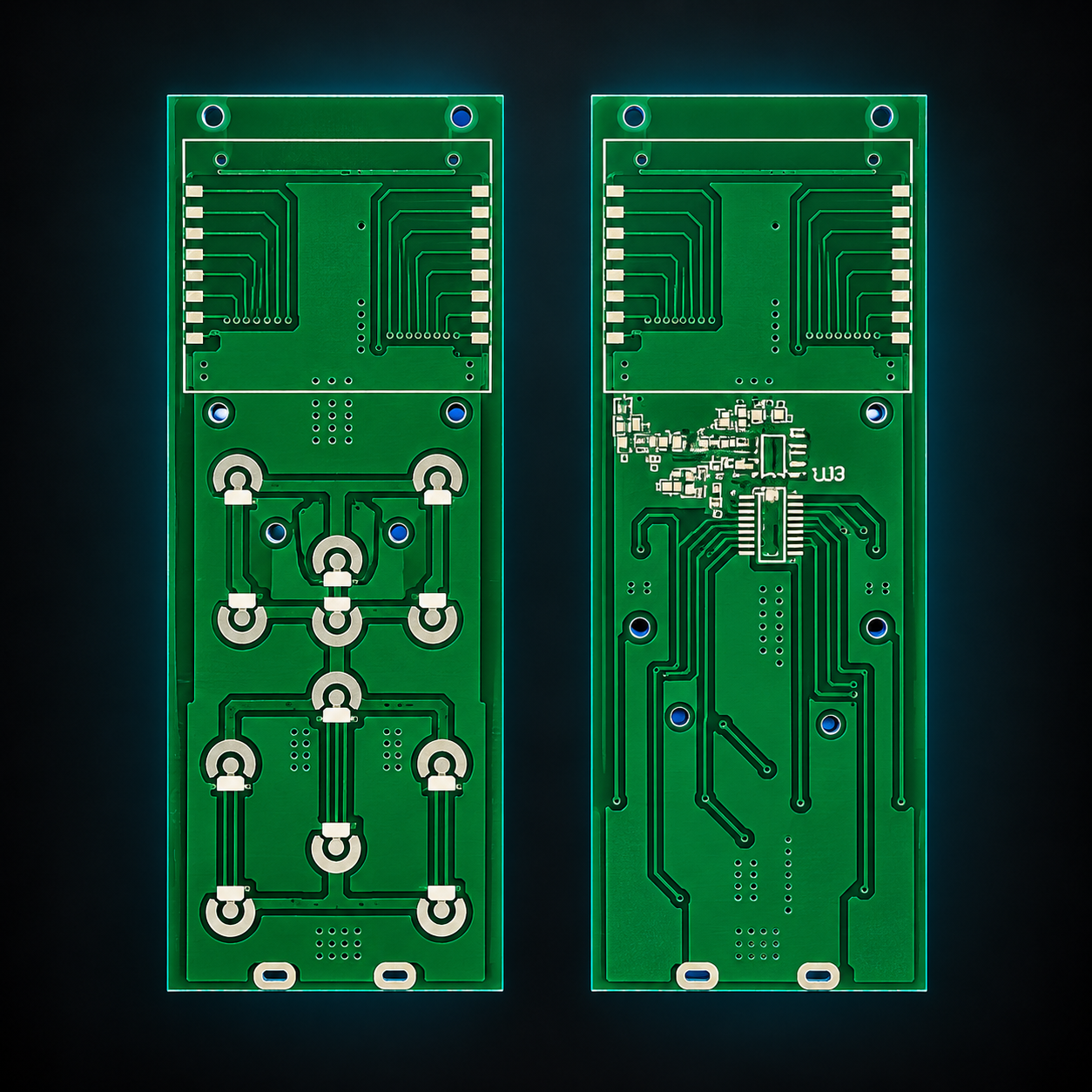 Double-sided Fiberglass Remote Control Circuit Board